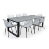 Zahradní designový set Strong + 8x židle GABY šedá (2)