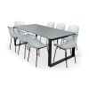 Zahradní designový set Strong + 8x židle GABY šedá (4)
