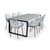 Zahradní designový set Strong + 8x křeslo GABY šedé (4)
