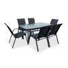 Zahradní jídelní set Klaudie + 6x židle RAMADA (1)