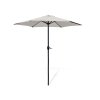 Slunečník Columbus 2,3m šedý (2)