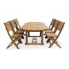 Zahradní dřevěný set stůl VIET + židle Mandy 1+6 (6)