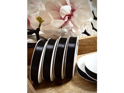 Stuha Černá 12mm