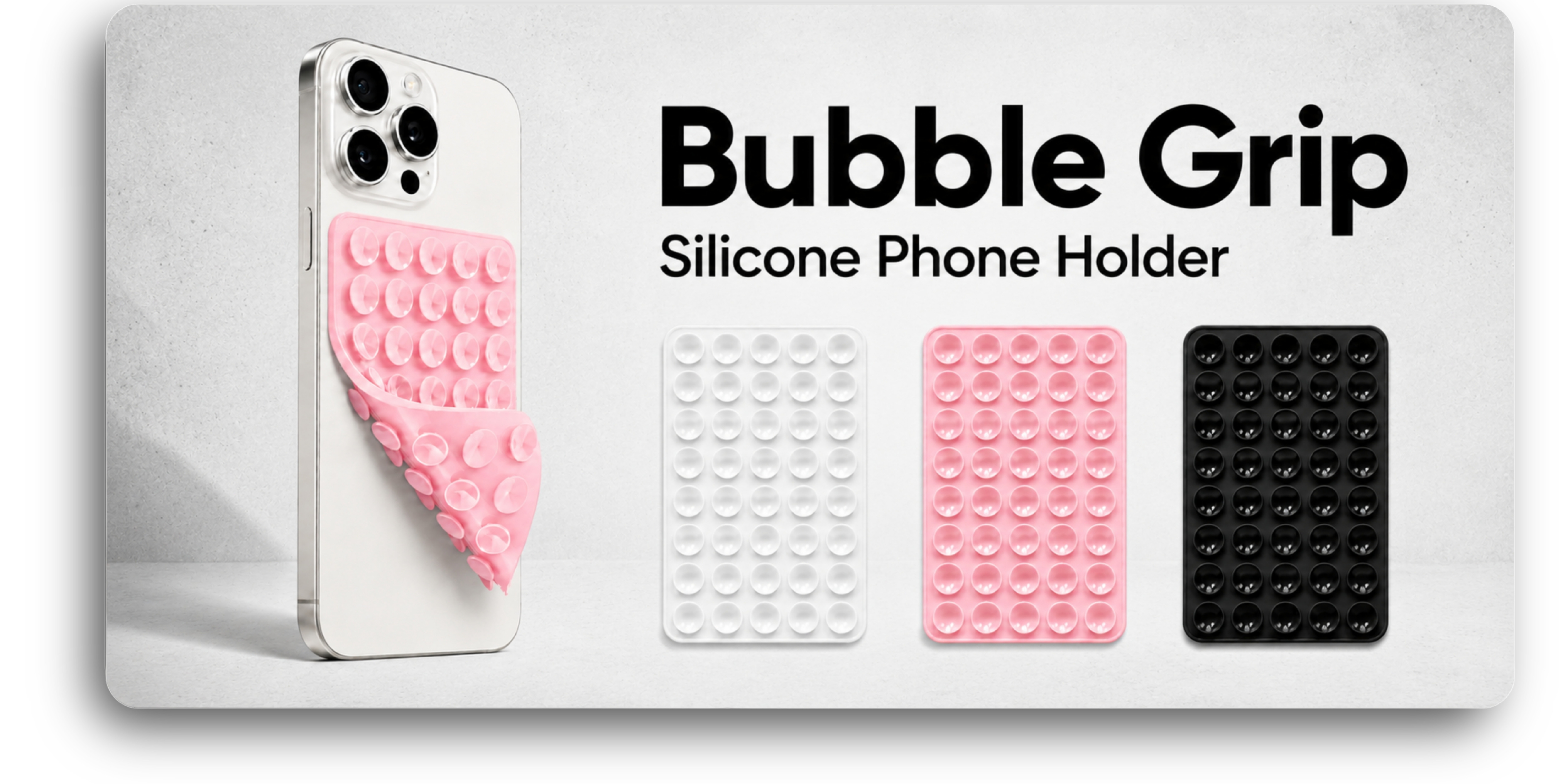 Bubble Grip Silicone Phone Holder