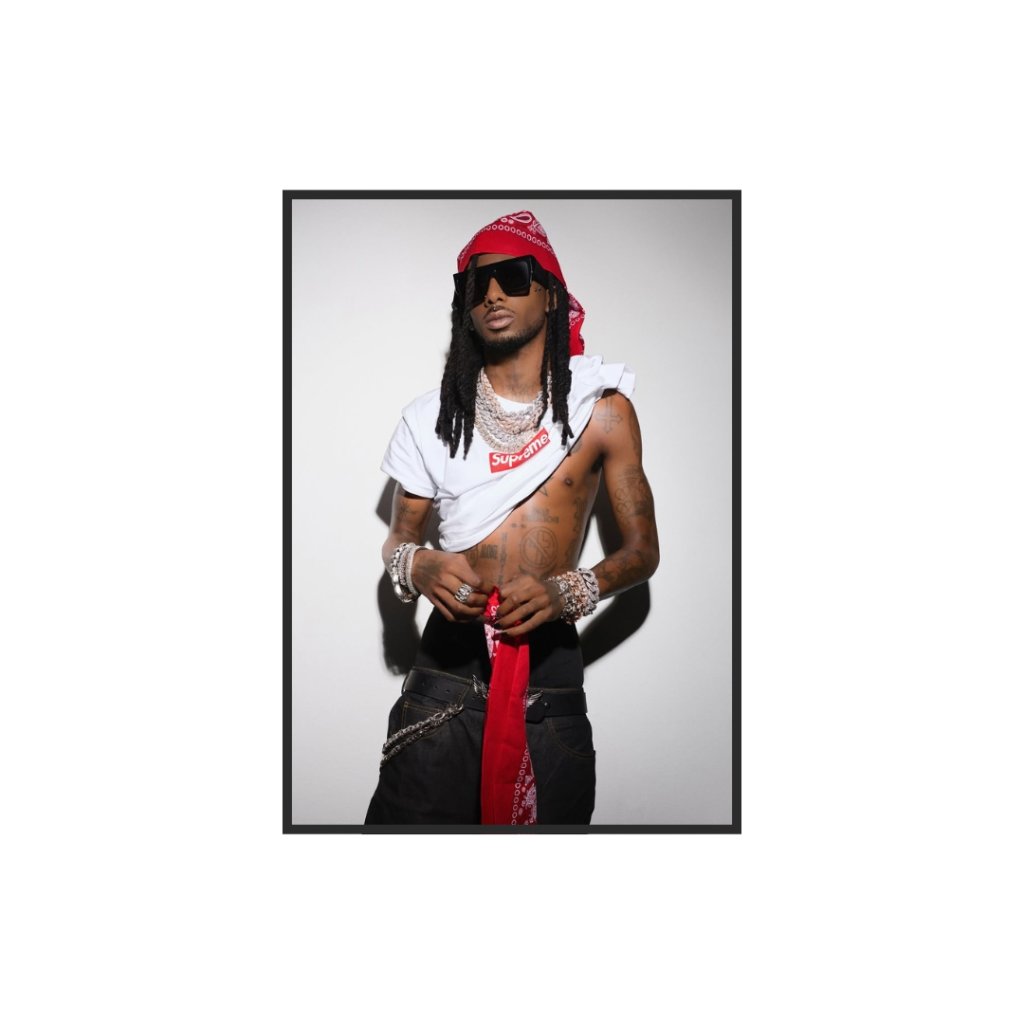 Supreme x Playboi Carti Poster A3 - NOFLEX
