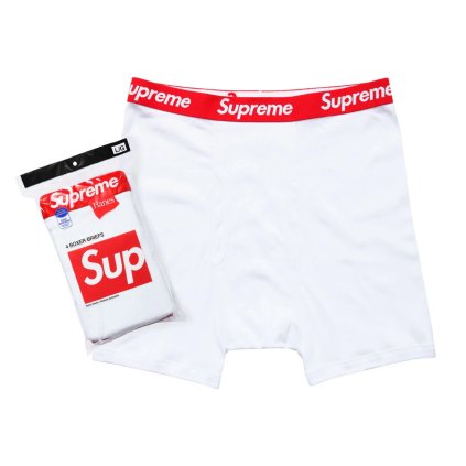 Supreme x Hanes Boxer Briefs (4 Pack) 'White'