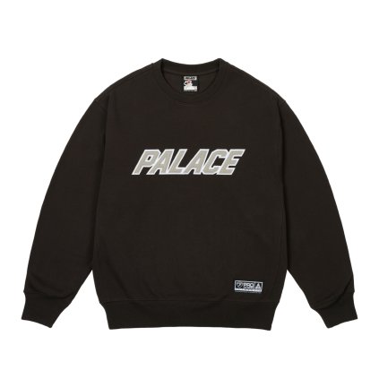 Palace Appliqué Team Crew 'Black'