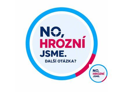 Samolepka no hrozní jsme