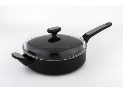 Hlboká panvica s pokrievkou Salto Silver 28cm 4,6l