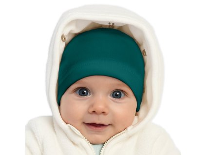 Kojeneká čepicka Saporka, zeleno modrá, Nojatex