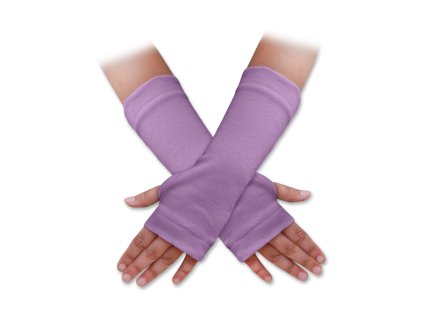 Návleky na ruce fialové šeříkové
