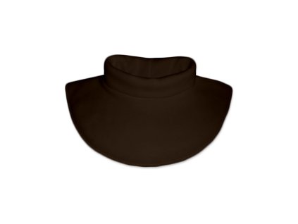 Dětský nákrčník rolák, fleece, hnědý, Nojatex