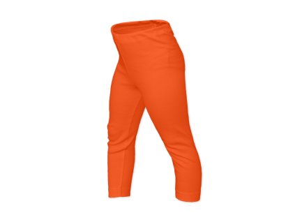 Dětské jednobarevné legíny dlouhé, oranžové tmavé, Nojatex