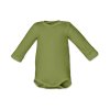 Kojenecké body dlouhý rukáv, dětské body s dlouhým rukávem, zelené olivové, Nojatex