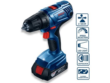 GSR 180-LI 2x1,5 Ah,GAL1814CV,kuf. 54/24