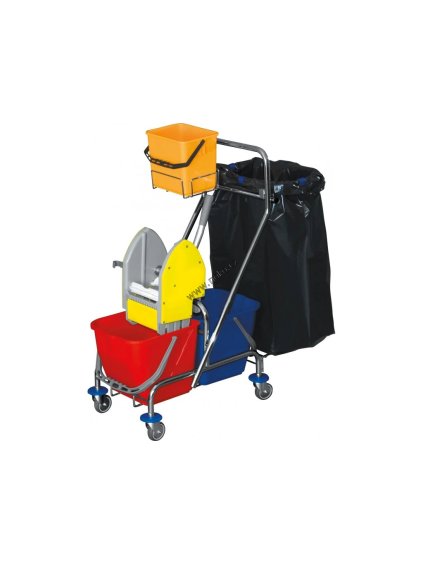 Úklidový vozík Eastmop CLAROL PLUS V 2x17 litrů, 21300