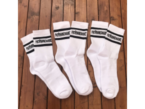 Ponožky Basic Socks White 3-pack  Ponožky