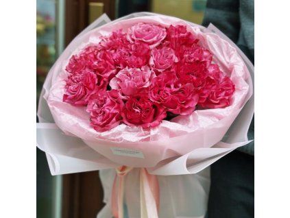 🎀 15 Pink Roses