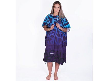 damske prevlekaci poncho malokee fialove