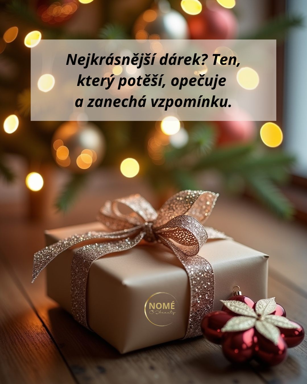 Prosinec s NOMÉ beauty: Krása, péče a dárky plné smyslu