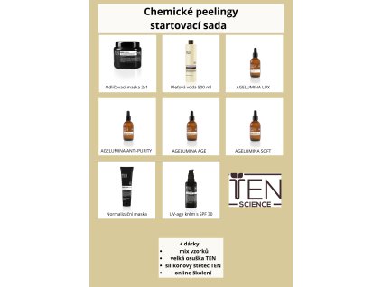 TEN SCIENCE Chemické peelingy sada