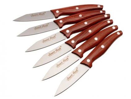 Sada nožů na ovoce z nerezové oceli (6 ks)