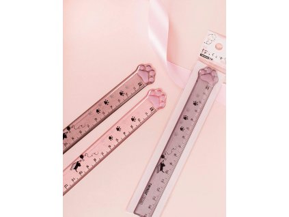Pravítko kočičí tlapka (15 cm)