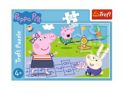 Mini puzzle prasátko Peppa - hrátky