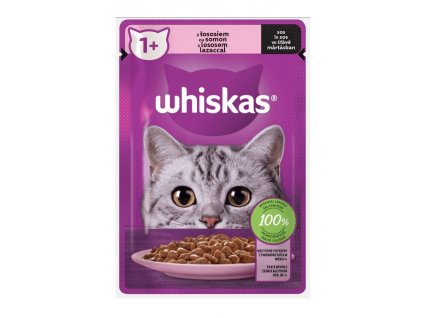 Whiskas kapsička - s lososem (85g)