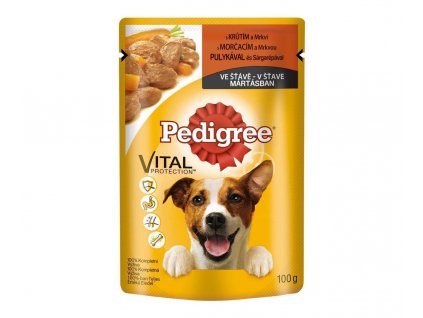 Pedigree kapsičky mix - krůtí a směs hovězího masa s jehněčím