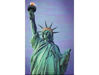 Pohlednice New York - Portrét Sochy Svobody