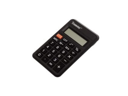 Elektronická kalkulačka - černá