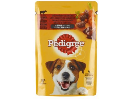 Pedigree kapsička - směs hovězího a jehněčího (100g)