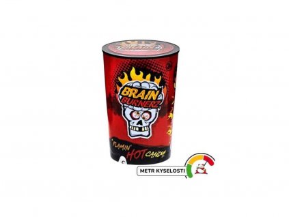 Brain Blasterz Super Flaming Hot Candy - Kyselé pálivé bonbony Level 5 (48 g)