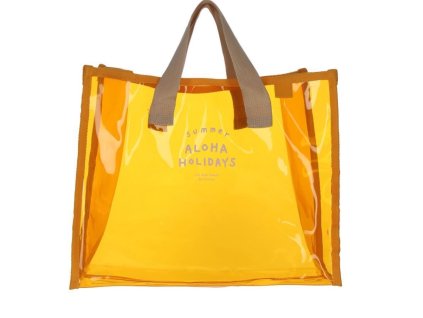 Plážová taška Summer Aloha - žlutá