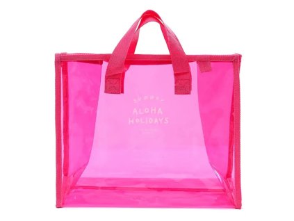 Plážová taška Summer Aloha - růžová