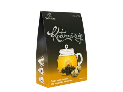 VELTATEA Kvetoucí čaje - květ jasmínu, lilie a měsíčku lékařského (2ks)