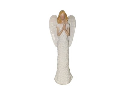 Okřídlený modlící anděl (12cm)