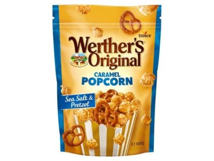 Werther's Original Caramel Popcorn - Sea Salt & Pretzel (140 g)