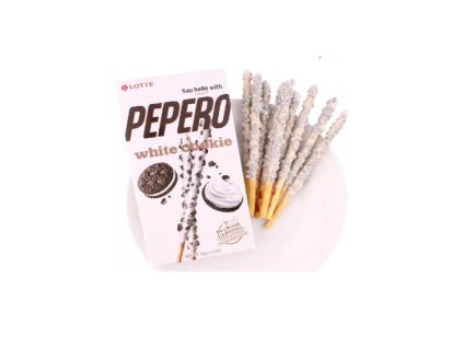 White Cookie Pepero Lotte - tyčinky se sušenkou (32g)