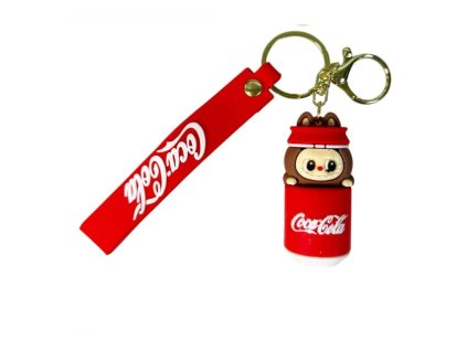 Klíčenka ve stylu Labubu Coca Cola - varianta D