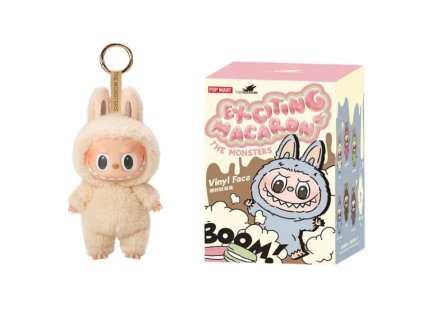 Plyšová figurka ve stylu Labubu Blind box - Soymilk (V1 Exciting Macaron edition)