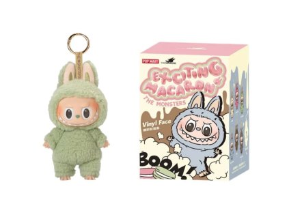 Plyšová figúrka v štýle Labubu Blind box - Green Grape (V1 Exciting Macaron edition)