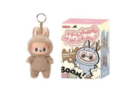 Plyšová figurka ve stylu Labubu Blind box - Toffee (V1 Exciting Macaron edition)