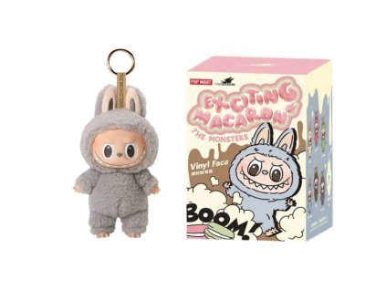 Plyšová figurka ve stylu Labubu Blind box - Sesame Bean (V1 Exciting Macaron edition)