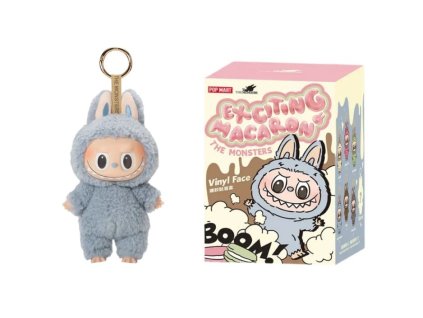 Plyšová figurka ve stylu Labubu Blind box - Sea Salt Coconut (V1 Exciting Macaron edition)