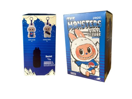 Plyšová figurka ve stylu Labubu x Pepsi edition