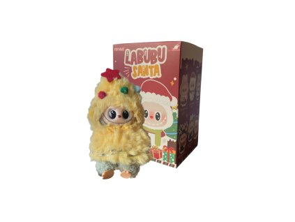 Plyšová figurka ve stylu Labubu - Christmas tree (V7 Christmas edition)