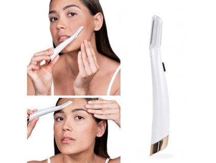 flawless dermaplane pro lighted facial exfoliator hair remover painless face shaver 941