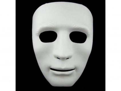 Bílá maska obličeje